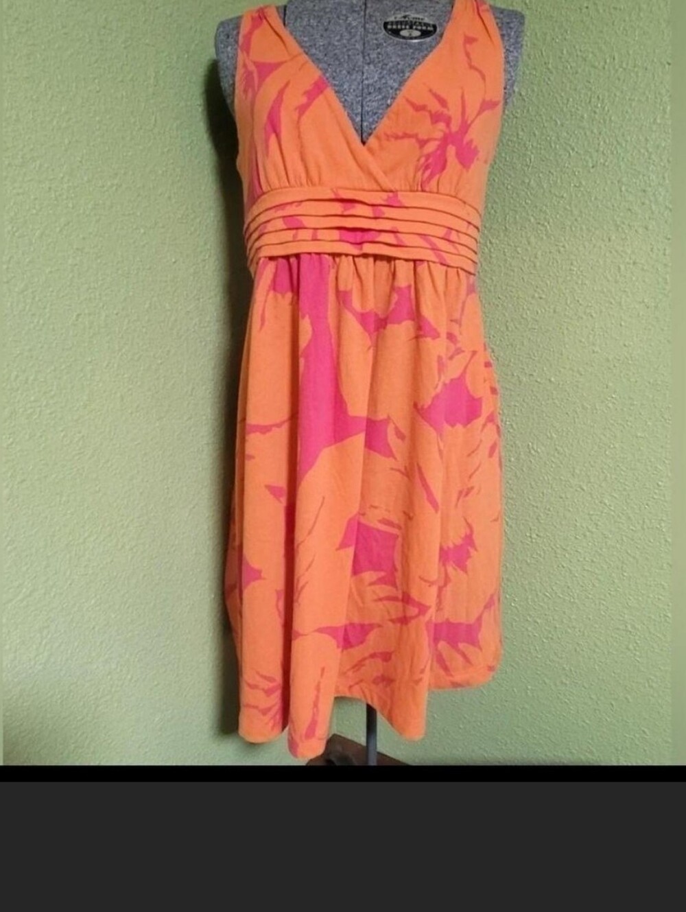 American Eagle Outfitters Y2K Hibiscus Beach Dress Sz M